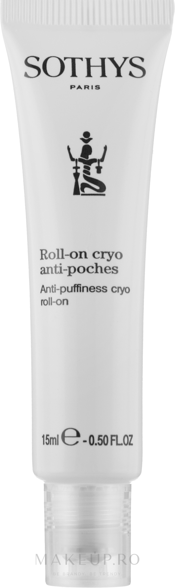 Sothys Anti-Puffiness Cryo Roll-On – Gel roll-on pentru zona ochilor cu efect de răcire împotriva cearcănelor și ridurilor | Makeup.ro